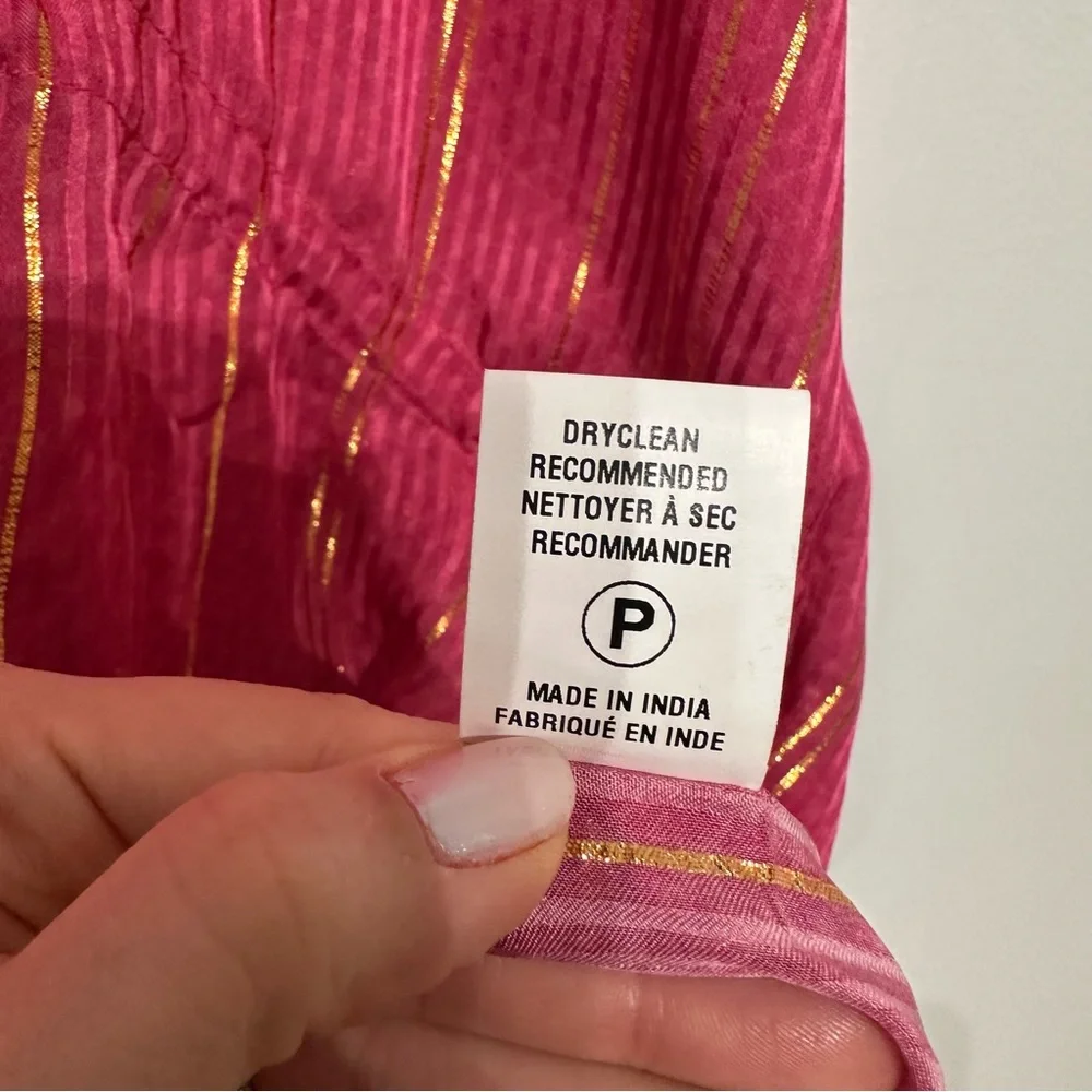 NWT Blank NYC Anthropologie V Neck Shine Kaftan